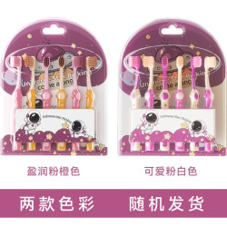 MOLAR SHINE 儿童软毛牙刷3-5-6到12岁以上换牙期太空人男女宝宝专用家庭装