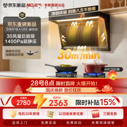名气 老板出品顶侧双吸环吸30大吸力自清洁吸抽油烟机套装