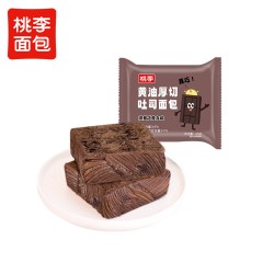 桃李 黄油巧克力味厚切吐司面包 520g