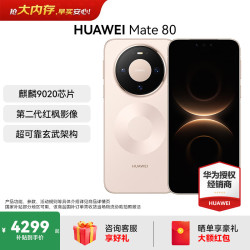 华为 Mate 80 手机 12GB+512GB 晨曦金