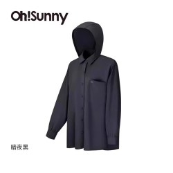 欧夏 防晒衬衫女秋季新款亲肤透气防紫外线上衣时尚休闲外套