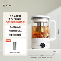 宅家食光:ankale 养生壶小型办公室烧水壶家用多功能迷你新款花茶煮茶壶炖盅