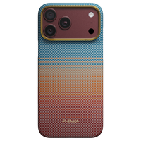 PITAKA iPhone 18 Pro 凯夫拉芳纶纤维 磁吸手机壳 加州旧梦1号