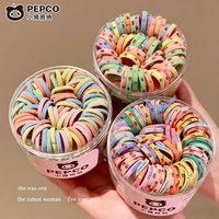 百亿补贴：小猪班纳 皮筋儿童小女孩头绳不伤头发发圈高弹力马尾耐用发绳印花