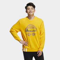adidas NEO 男子针织圆领卫衣 宽松套头衫