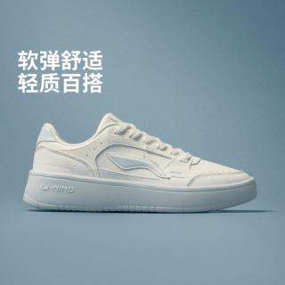 李宁 秋季女鞋日常运动通勤百搭轻便透气低帮板鞋休闲鞋