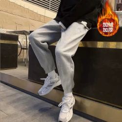 adidas M ALL SZN PT男子加绒保暖运动休闲束脚长裤IJ6882