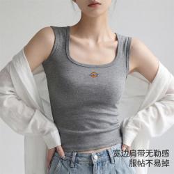 Dickies 2026年新款女可外穿修身显瘦吊带背心健身运动无袖内搭上衣