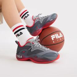 FILA 男中大童（32-42）篮球鞋男童舒适透气轻便场上篮球运动鞋