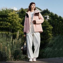 FILA 情侣款户外运动三合一男女同款保暖舒适两件套