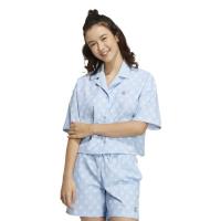 adidas NEO W AOP SHIRT女士舒适透气运动休闲衬衫