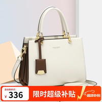 Cnolés 女士牛皮手提包  K22141760821D 米白色 大号