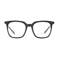 依视路（ESSILOR）依视路钻晶系列智能防蓝光镜片配近视高清耐磨品牌光学眼镜 TR-全框-夏蒙-黑色 依视路膜岩高清1.60现片