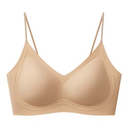 氧心 KISSY氧心山茶花养护凉纱内衣女收副乳无痕无钢圈聚拢防下垂文胸