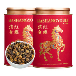 恒韵 新茶正宗云南滇红金螺茶叶蜜香型古树红茶特级金锣马年250g500g装
