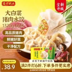 湾仔码头 大白菜猪肉水饺 1.32kg