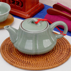 哥窑南瓜泡茶壶单壶陶瓷家用煮茶器冲茶水壶沏茶具神器瓷器小一人