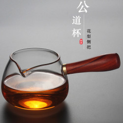手工玻璃公道杯茶水分离茶器功道分茶杯日式高档加厚防烫