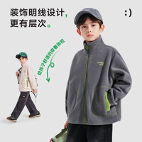 罗蒙 童装男童摇粒绒外套