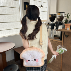 日稚商店斜挎面包双肩包可爱双肩包背包ins书包大容量百搭学生