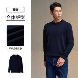 海澜之家 男士100%羊毛衫毛衣