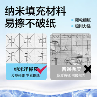 得力 纳米净果冻色橡皮擦 小号 文具