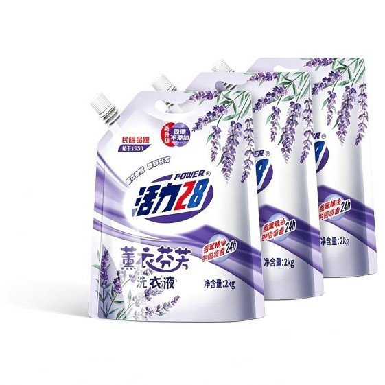 清洁收纳：活力28 薰衣芬芳深层洁净洗衣液12斤