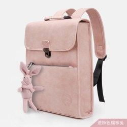 简约双肩包电脑包适用于女苹果Macbook13联想AIr14华硕15华为pro15.6寸笔记本背包手提拯救者2020新款英寸16