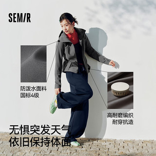 森马 防泼水摇粒绒连帽夹克 女款 2026
