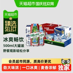 乌苏啤酒 啤酒礼盒 500ml/罐