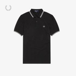 FRED PERRY 麦穗刺绣 男士POLO衫
