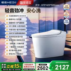 恒洁 H36系列 智能马桶 泡沫盾 微波感应 翻盖冲水一体坐便器