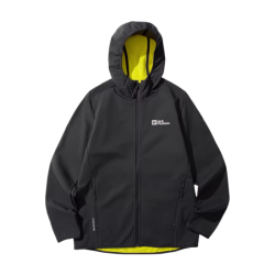 Jack Wolfskin 男士连帽软壳衣夹克