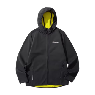 户外徒步：Jack Wolfskin 男士连帽软壳衣夹克