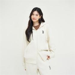MLB 男女情侣经典刺绣小logo拉链连帽外套春秋TRB01