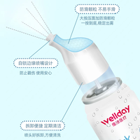 维德 儿童生理盐水洗鼻器海盐水喷鼻腔喷雾器鼻窦炎鼻炎喷剂鼻塞鼻腔清洗器洗鼻 高渗儿童款 100ml