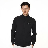 EMPORIO ARMANI Armani阿玛尼男士2026新款全棉休闲夹克外套秋季纯棉立领开衫卫衣