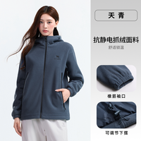 88VIP：骆驼 户外抓绒衣加绒保暖徒步登山服连帽