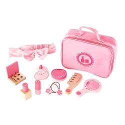 Hape 儿童玩具 仿真木制梳妆包
