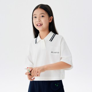 马拉丁 POLO领短袖T恤 女大童 2024秋装