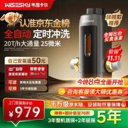 韦思卡尔 25微米活鳃叠片反冲洗 反重力前置过滤器