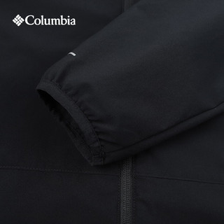 Columbia WE3614 010 拒水防风 黑色 L 男子运动连帽外套