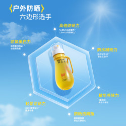 玥之秘 美白防晒霜喷雾88ml 高倍防晒户外防紫外线 美白防晒88ml*2
