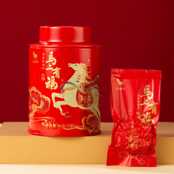 八马茶业 组合茶叶礼盒 红茶金骏眉/大红袍/肉桂/铁观音/白茶/冰岛普洱 248g