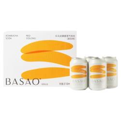 BASAO 康普茶红黑乌龙茶气泡水