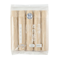 盒马 一次性本色纸杯 300个*250ml