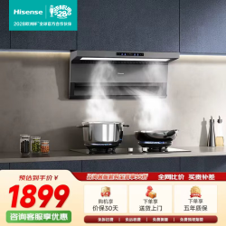 海信 30立方大吸力顶侧双吸油烟机CXW-280-DK2
