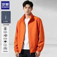 罗蒙 冲锋夹克 防风防水 立领 沙岩红 2XL