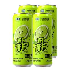 七鲜 柠檬共和国Lemon Republic*七鲜 薄荷青柠含气果汁饮料310ml*4