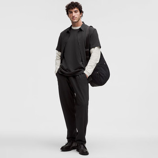 lululemon Fundamental 男士短袖T恤 黑色 M LM3BXVS